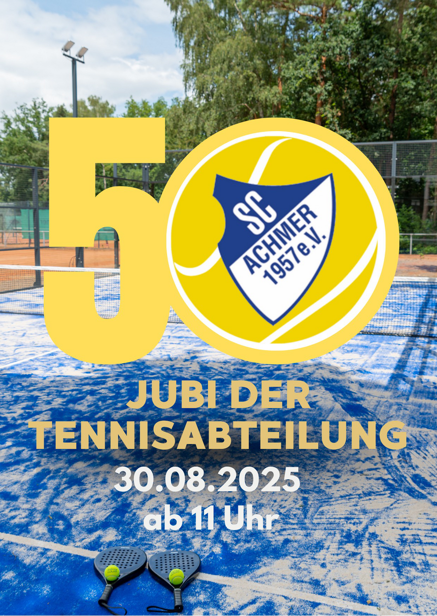 50 Jahre SC Achmer Tennis